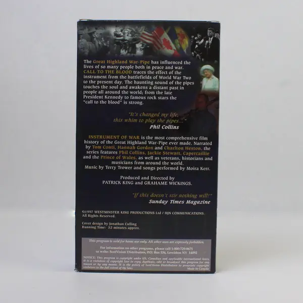 Instrument of War Part 2 Call To The Blood Featuring the Great Highland War-Pipe