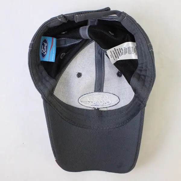 Ford Racing Gray Men's Baseball Cap One Size