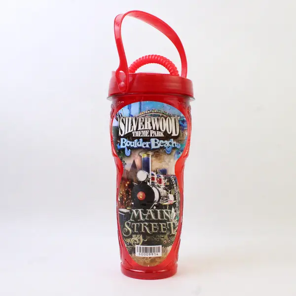 Silverwood Theme Park Idaho Red Plastic Souvenir Cup