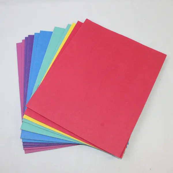 Lot of 11 Paper Folders Multiple Colors School Office Supplies