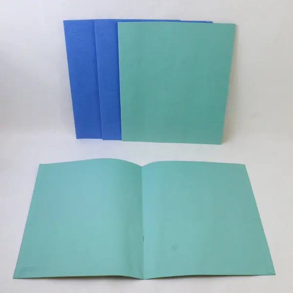 Lot of 11 Paper Folders Multiple Colors School Office Supplies