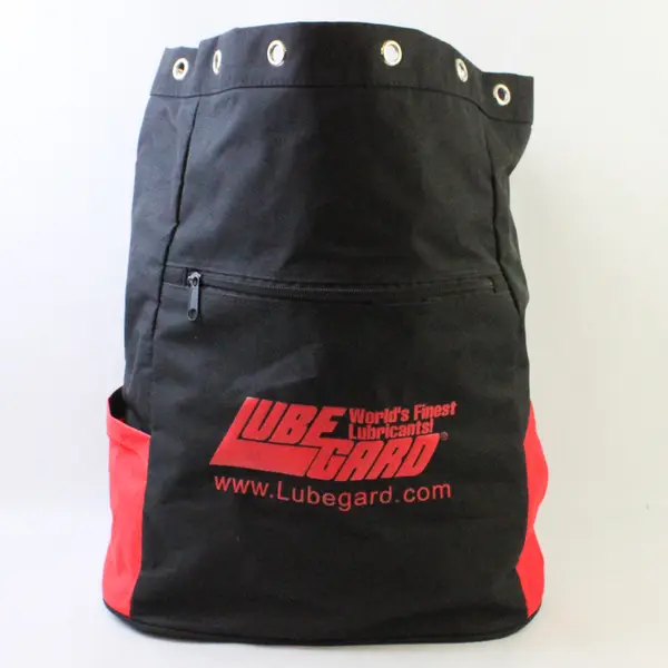 Lube Gard Large Black and Red Tote Bag