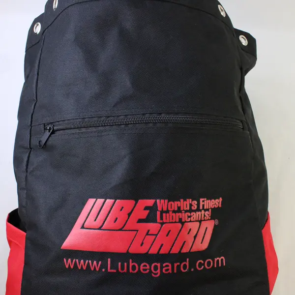 Lube Gard Large Black and Red Tote Bag