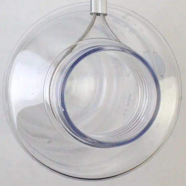 H2GO Clear Plastic 25 Oz Water Bottle