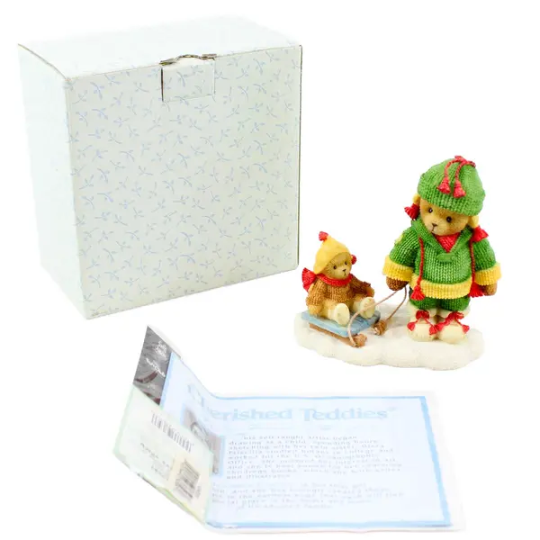 Cherished Teddies By Enesco 2002 "Friends Always Help You Pull Through" 104656