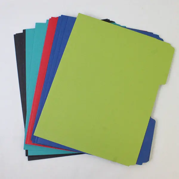 Lot of 23 Paper Folders Multiple Colors