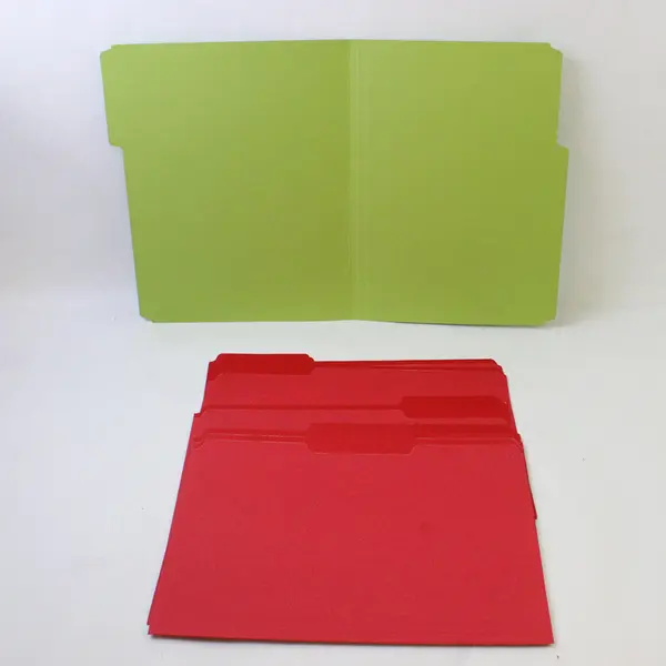 Lot of 23 Paper Folders Multiple Colors