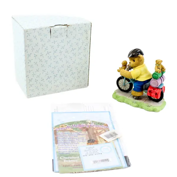 Cherished Teddies By Enesco 2001 "Sometimes The Road Can Be Bumpy... " 979279