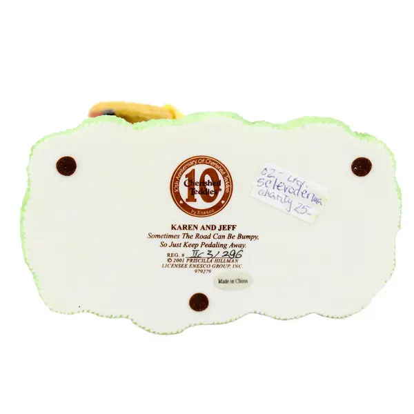 Cherished Teddies By Enesco 2001 "Sometimes The Road Can Be Bumpy... " 979279