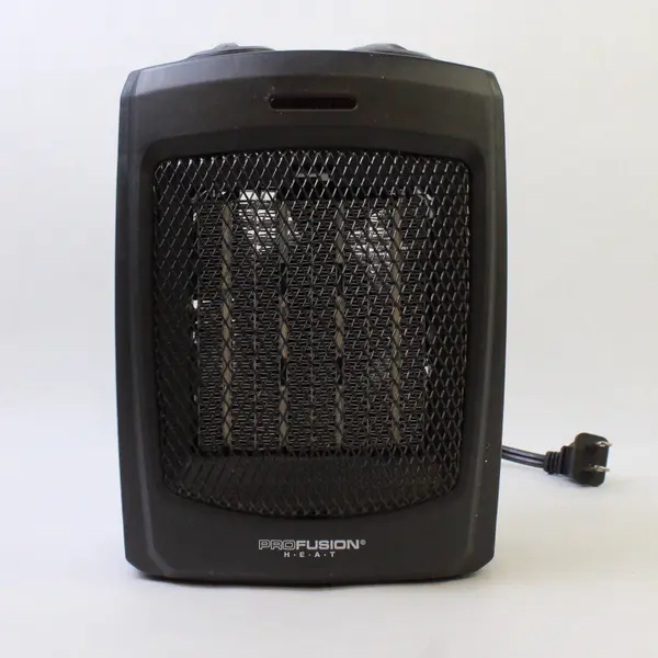 ProFusion Heat Black Compact Portable Ceramic Heater TESTED WORKS