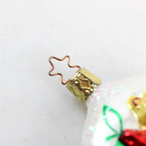 Inge Glas Baby's Christmas Hand-Blown Glass Ornament From Germany 4" Tall VG