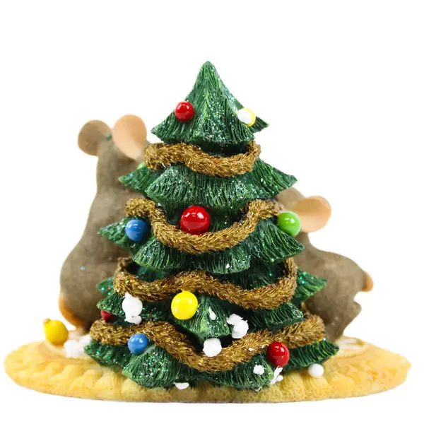 Fitz And Floyd Charming Tails "Christmas Treasures" Club Exclusive Figurine 2000