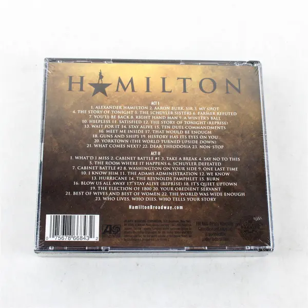 Lin-Manuel Miranda Hamilton: An American Musical 2-CD Set NEW SEALED