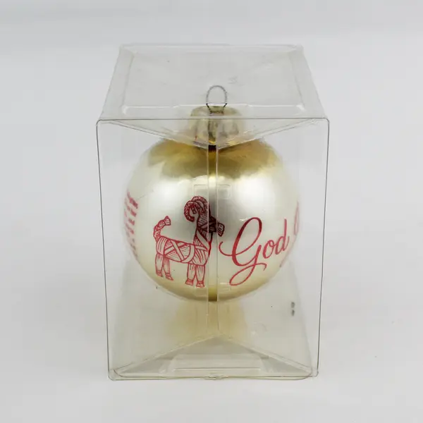 Bronners The Customs Of Sweden Christmas Ball Ornament NIP