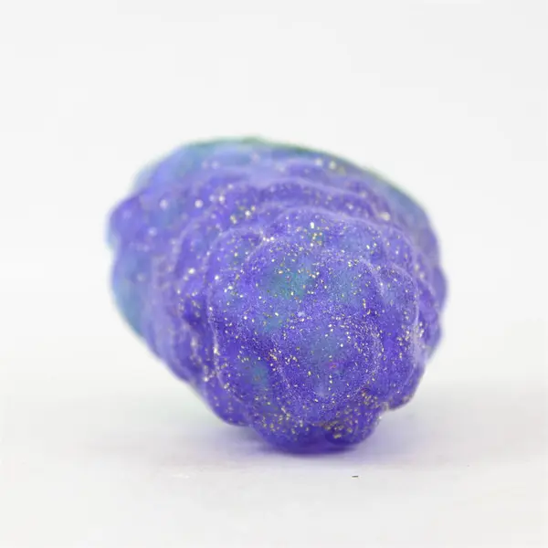 Vintage Inge Glas Purple Grape Cluster Hand-Blown Ornament 4.5" Tall Good 