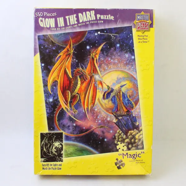 Master Pieces Glow in the Dark Puzzle "Magic" 550 Pcs., Complete