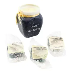 Lot Of 4: 1 Unbranded Ceramic Candle Holder & 3 Colonial Winter Wood Tea Light