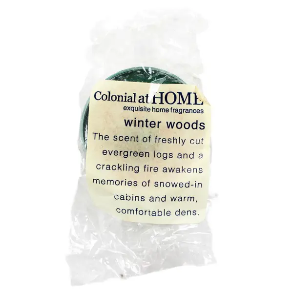 Lot Of 4: 1 Unbranded Ceramic Candle Holder & 3 Colonial Winter Wood Tea Light