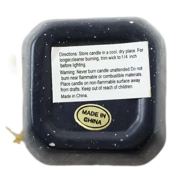 Lot Of 4: 1 Unbranded Ceramic Candle Holder & 3 Colonial Winter Wood Tea Light