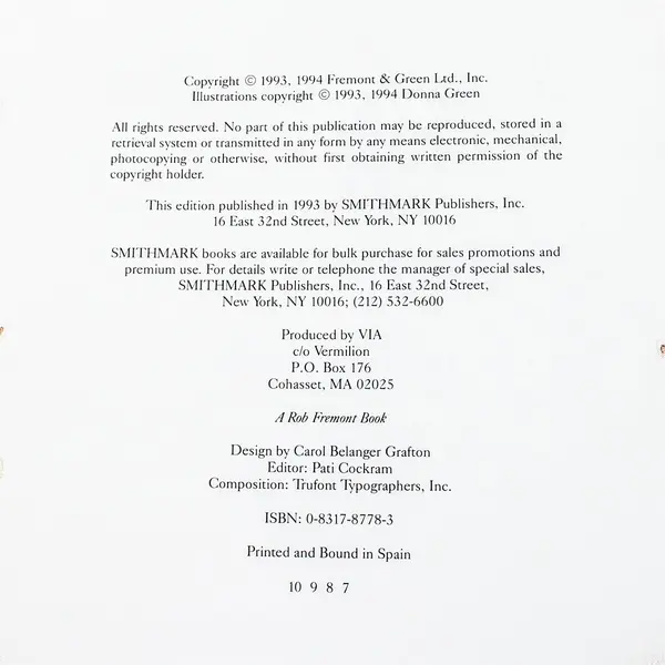 To My Daughter with Love: A Mother's Memory Book - Donna Green 1993 HC