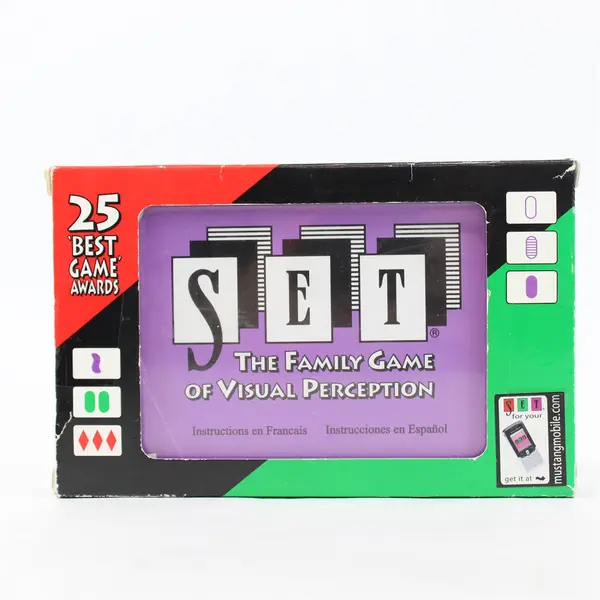 SET The Family Game of Visual Perception Card Game, Complete 1991