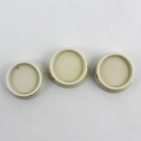 3 Goebel Ceramic Figurine Stands  2" Good Luck Congratulations Father's Day