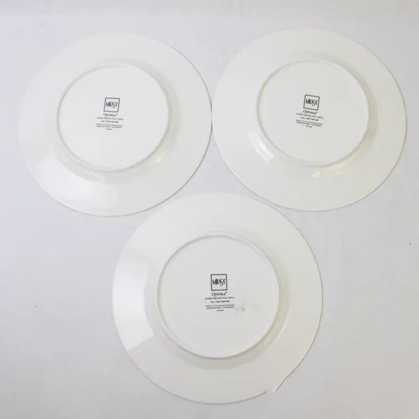 Lot Of 3 Mikasa Fruit Rapture Pattern Super Strong China Salad Plates 8.5"