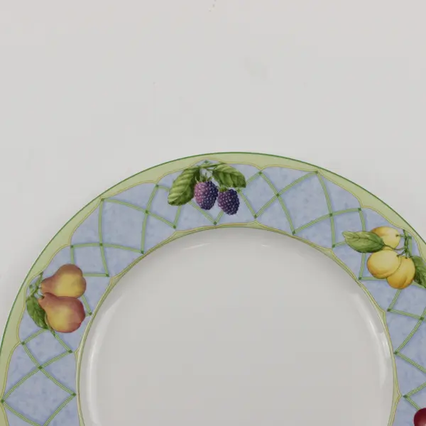 Lot Of 3 Mikasa Fruit Rapture Pattern Super Strong China Dinner Plates 11"