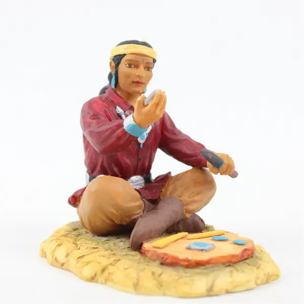 VTG 1992 Artaffects Village of The Sun Red Bird Resin Figure 3.5"