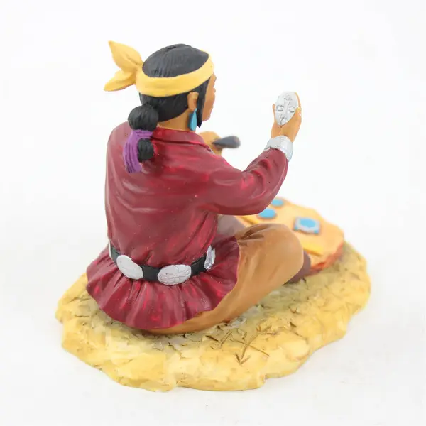 VTG 1992 Artaffects Village of The Sun Red Bird Resin Figure 3.5"