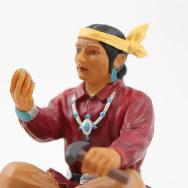 VTG 1992 Artaffects Village of The Sun Red Bird Resin Figure 3.5"