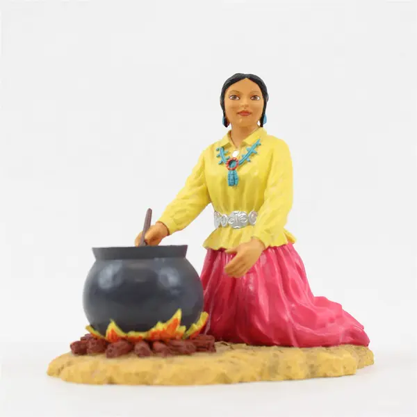 VTG 1992 Artaffects Village of The Sun Bright Sky Resin Figure 4.5"