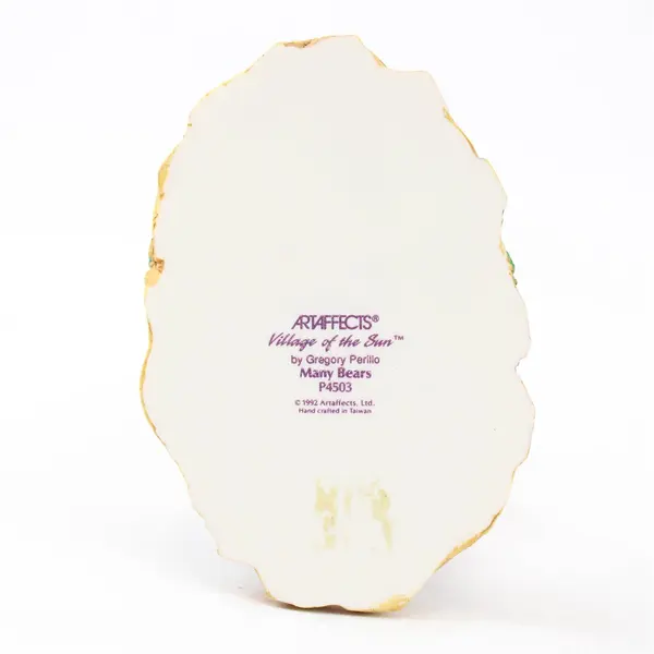 VTG 1992 Artaffects Village of The Sun Many Bears Resin Figure 5"