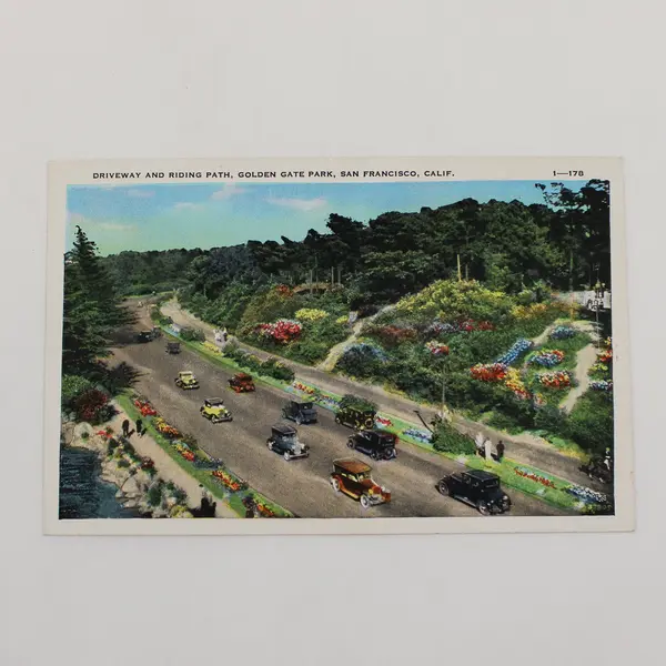 Lot Of 3 San Francisco Postcards 1930s Portsmouth Sq. Chinatown Golden Gate Park