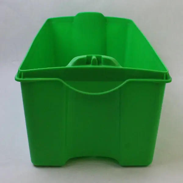 LEGO Green Stackable Storage Brick 8-Stud Box 14x7x6 Used