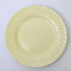 Franciscan Ware Coronado Pattern Butter Yellow Ceramic Luncheon Plate 9.5"