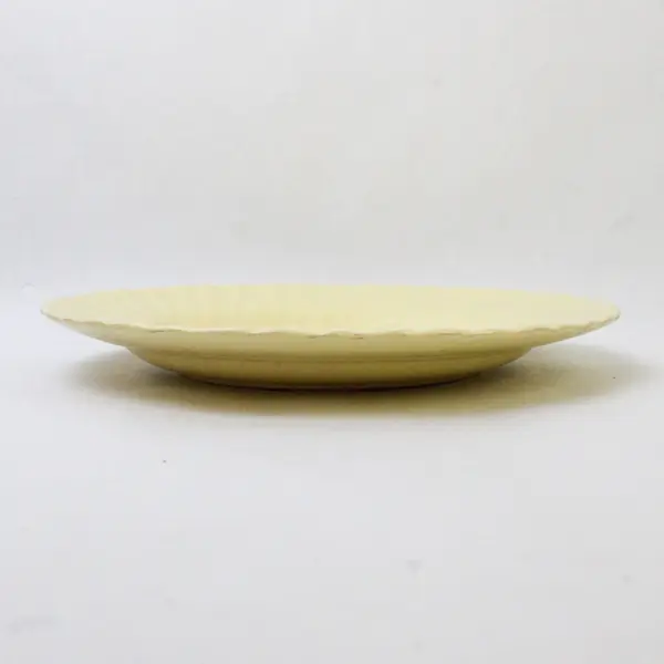 Franciscan Ware Coronado Pattern Butter Yellow Ceramic Luncheon Plate 9.5"