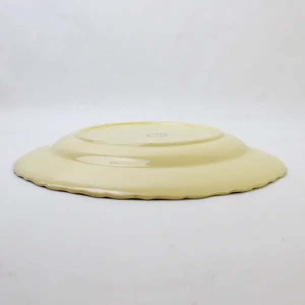 Franciscan Ware Coronado Pattern Butter Yellow Ceramic Luncheon Plate 9.5"