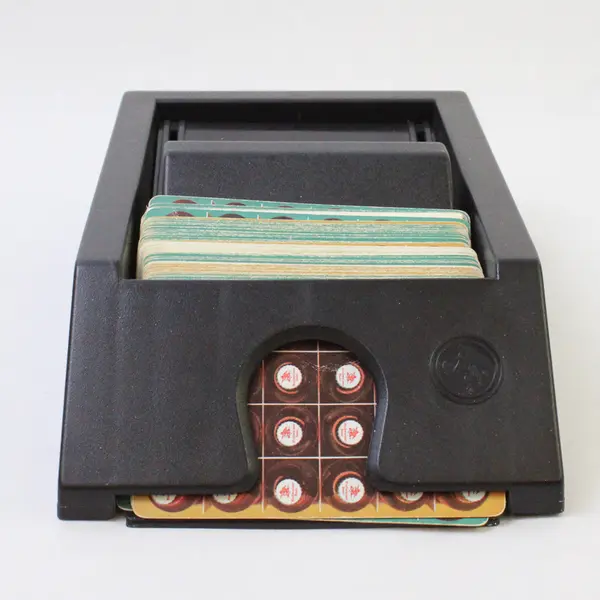 Jax Ltd. Professional Type 4 Deck Dealing Shoe with Cards, 1991 Model 5005