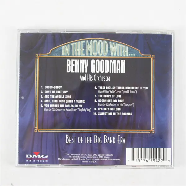 In the Mood CD, Benny Goodman 2002, #75517-459422