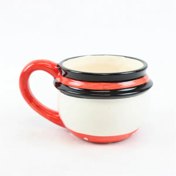 Set of 4 Snowman Ceramic Porcelain Christmas Coffee Mugs