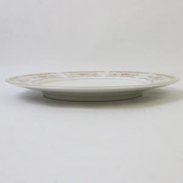 Montgomery Ward Brand Chippendale Patterned Gold Trim Salad Plate 8" Diameter
