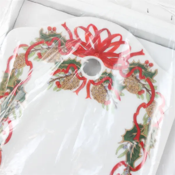 Andrea by Sadek Holly Garland Porcelain Cheese Board w/ Knife Charcuterie