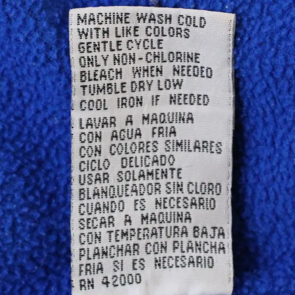 Extreme Limit Black Blue and Yellow Zip-Up Jacket Boys' Size 18 MISSING HOOD