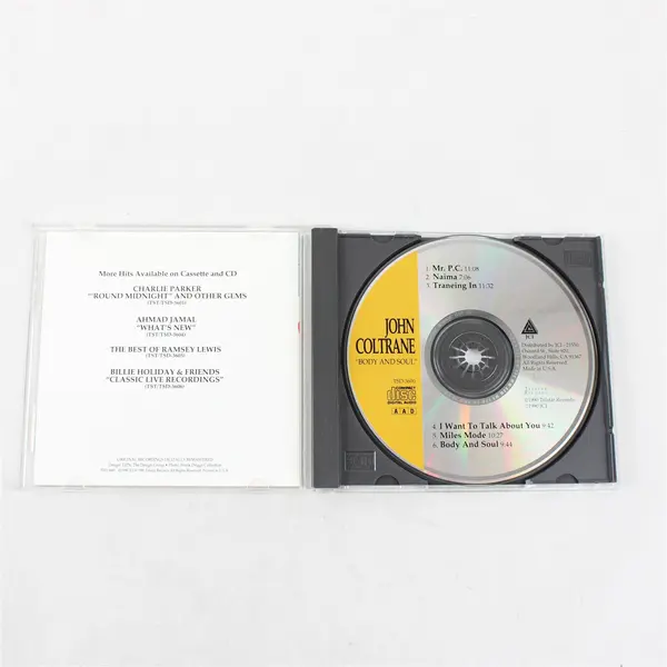 Giants of Jazz Body & Soul CD by John Coltrane, 1990 #TSD-3600 