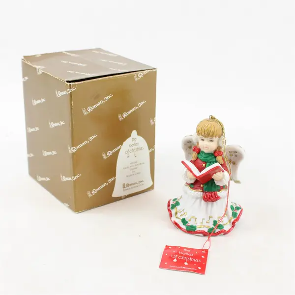 The Belles of Christmas Caroline 83262 Roman Inc Holiday Figurine New