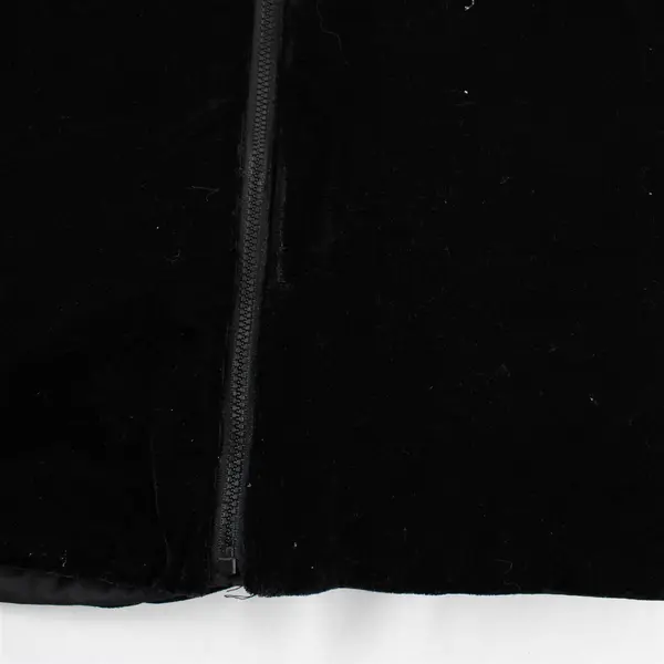 Unbranded Women's 3X Plus Black Velvet Reversible Full-Zip Vest