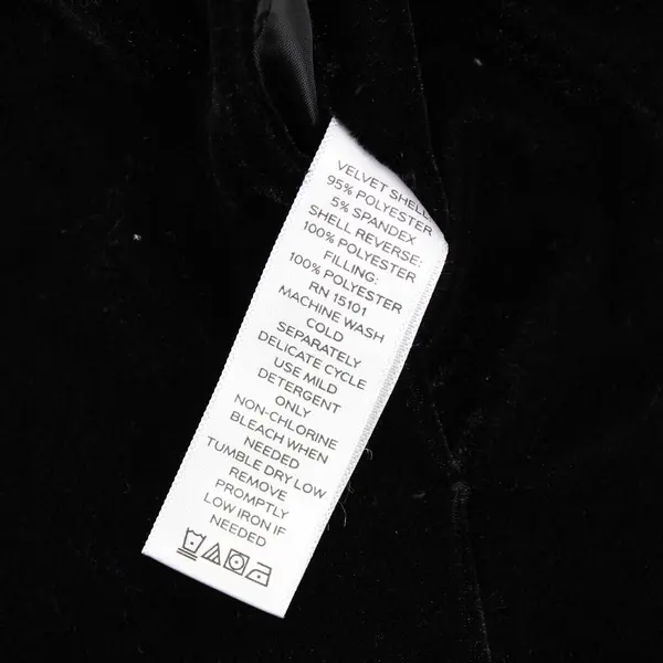 Unbranded Women's 3X Plus Black Velvet Reversible Full-Zip Vest