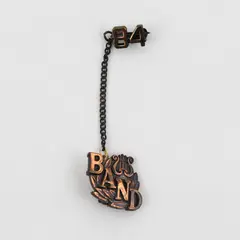 Vintage 1984 Bronze Color Metal School Band Lapel Pin
