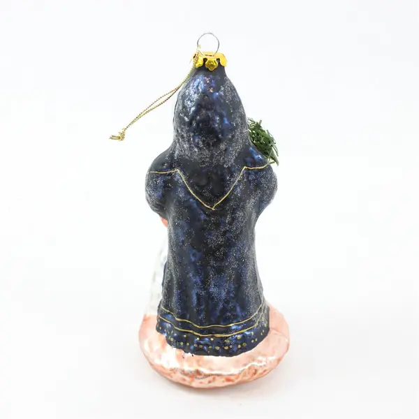 Vintage Christopher Radko Santa Claus Christmas Ornament 6" Tall Very Good